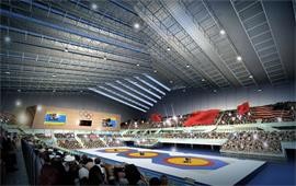 中國農(nóng)業(yè)大學(xué)摔跤賽場