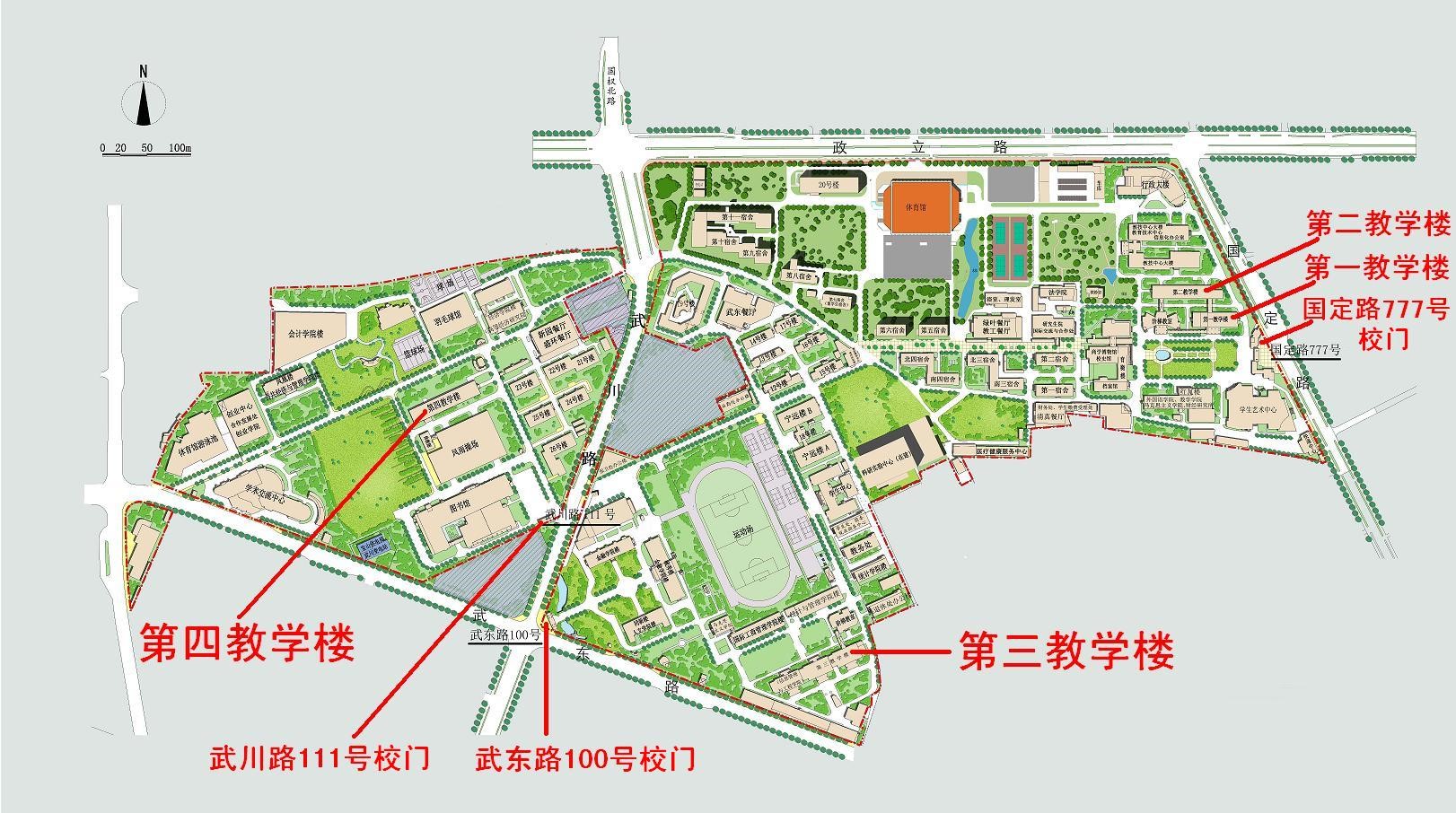 相應(yīng)入口分布圖