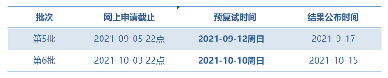 預(yù)復(fù)試時(shí)間